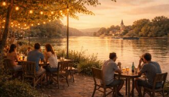 Suivre un fleuve, de cafés en guinguettes : voyager autrement le long de la Saône