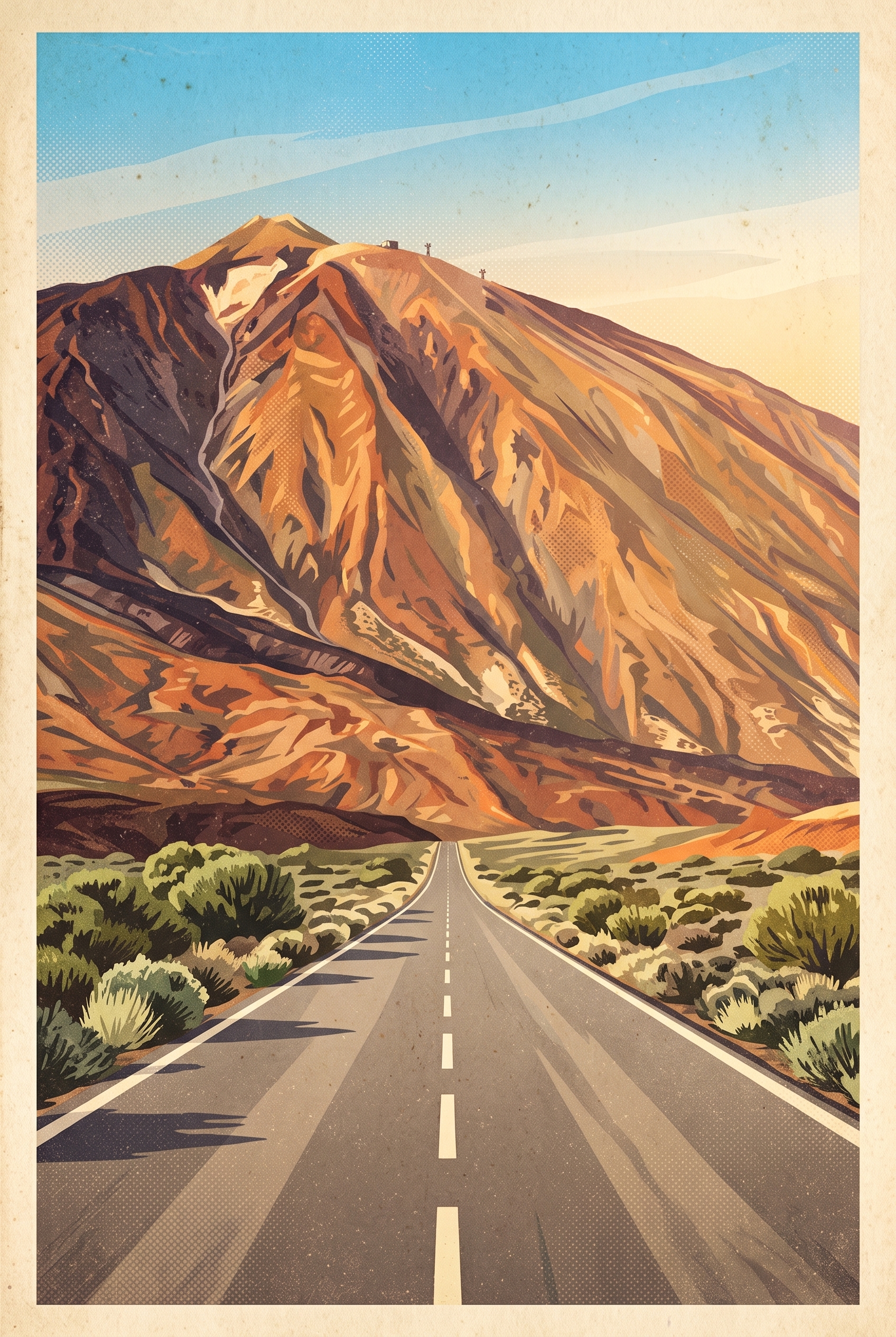 Les routes sillonnant le parc national du Teide sont remarquablement bien entretenues, rendant l'ascension vers ce sommet emblématique des Canaries à la fois fluide et impressionnante.