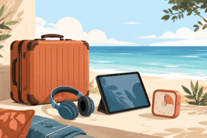 Vacances connectées : garder du temps pour le vrai départ
