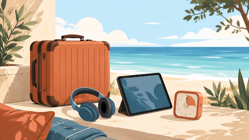 Vacances connectées : garder du temps pour le vrai départ